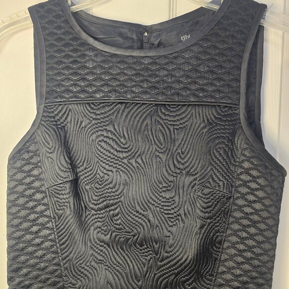 Tibi Black Textured Peplum Top – Size 4 - Picture 6 of 8